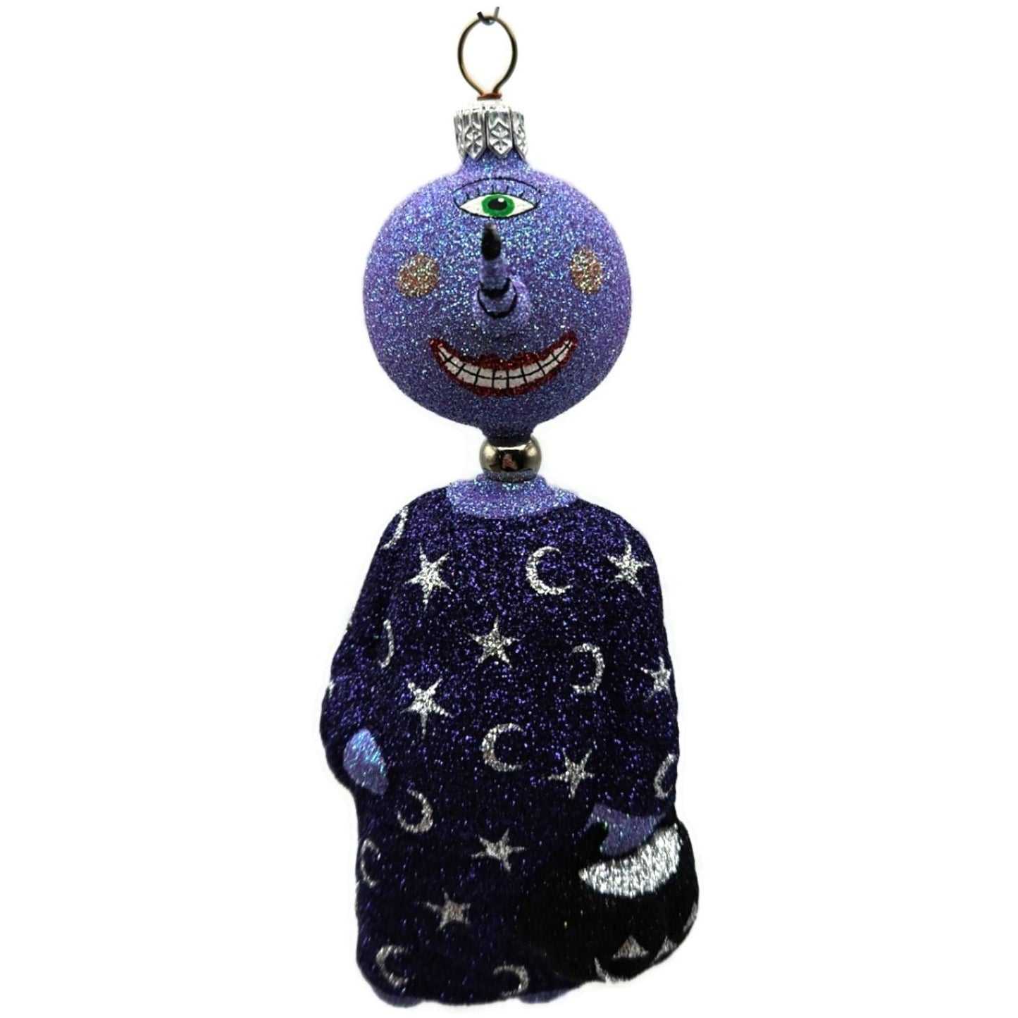 Patricia Breen Halloween Trick Or Treaters Munch Purple Christmas Ornament 2365