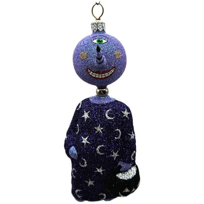 Patricia Breen Halloween Trick Or Treaters Munch Purple Christmas Ornament 2365