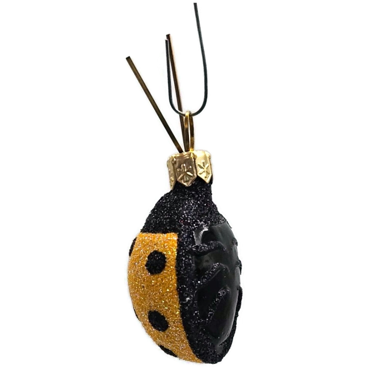 Patricia Breen Ladybug Ladybug Yellow Closed Wing Spring Christmas Tree Ornament