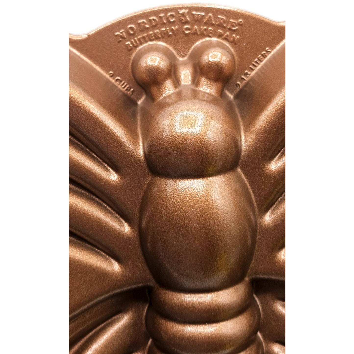 Butterfly Cake Pan Cast Aluminum Spring Summer Non Stick 9 Cups Nordic Ware Bug