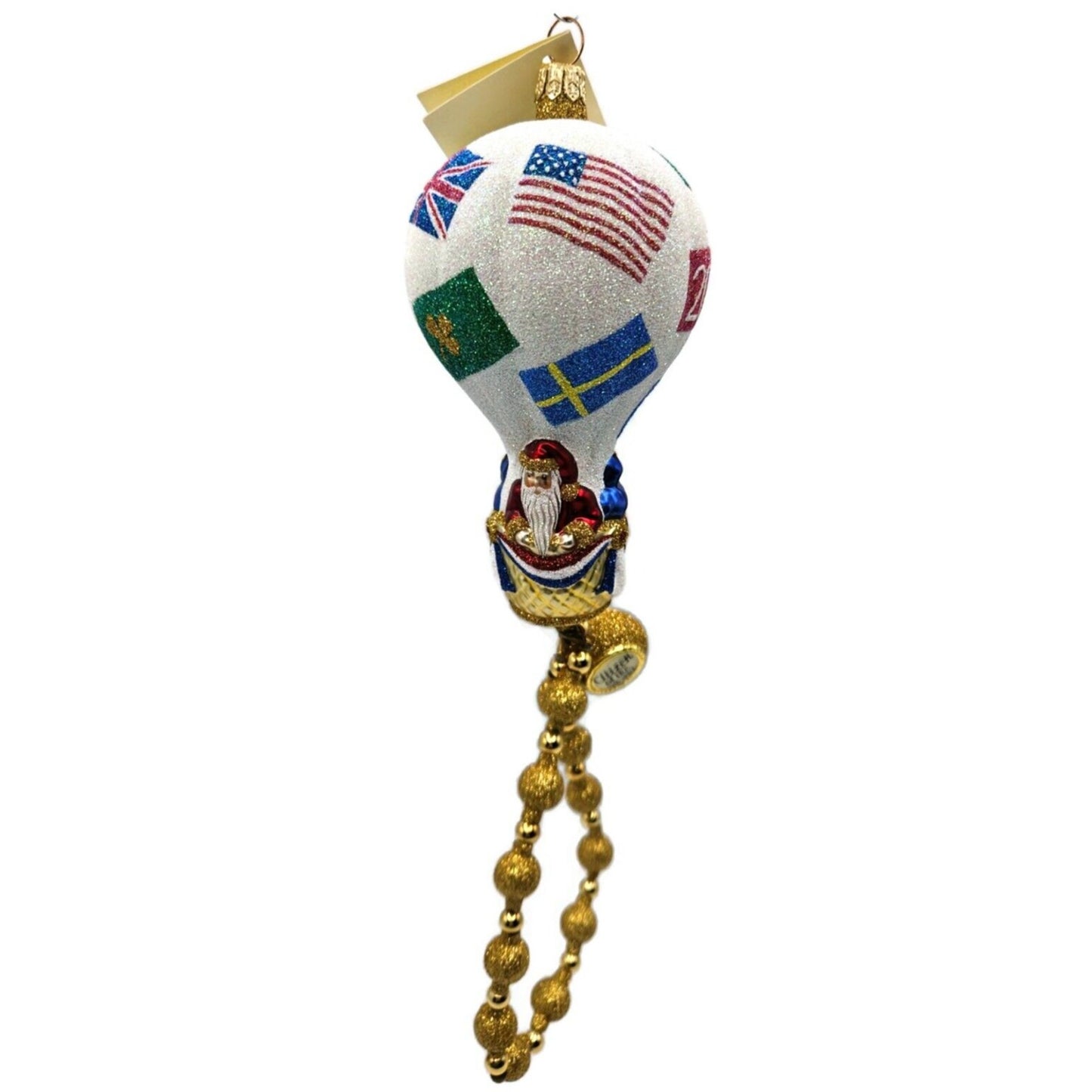 Patricia Breen Citizen of the World Santa Claus Balloon Christmas Tree Ornament