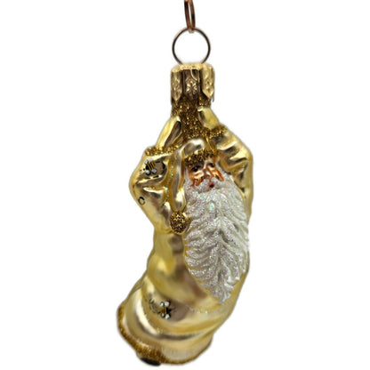 Patricia Breen Into the Blue Bees Gold Balloon Spring Christmas Tree Ornament