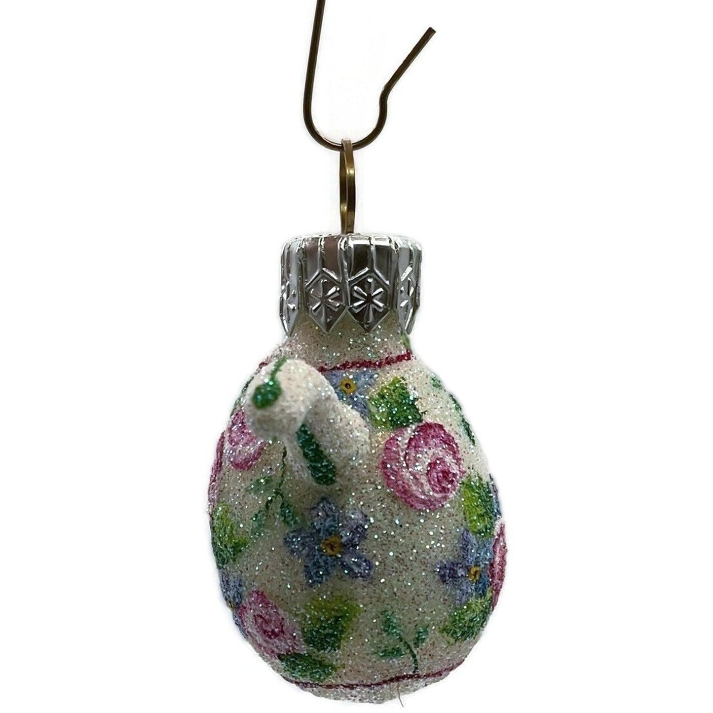 Patricia Breen Ornament Miniature Egg Surprise Teapot Easter Spring Christmas