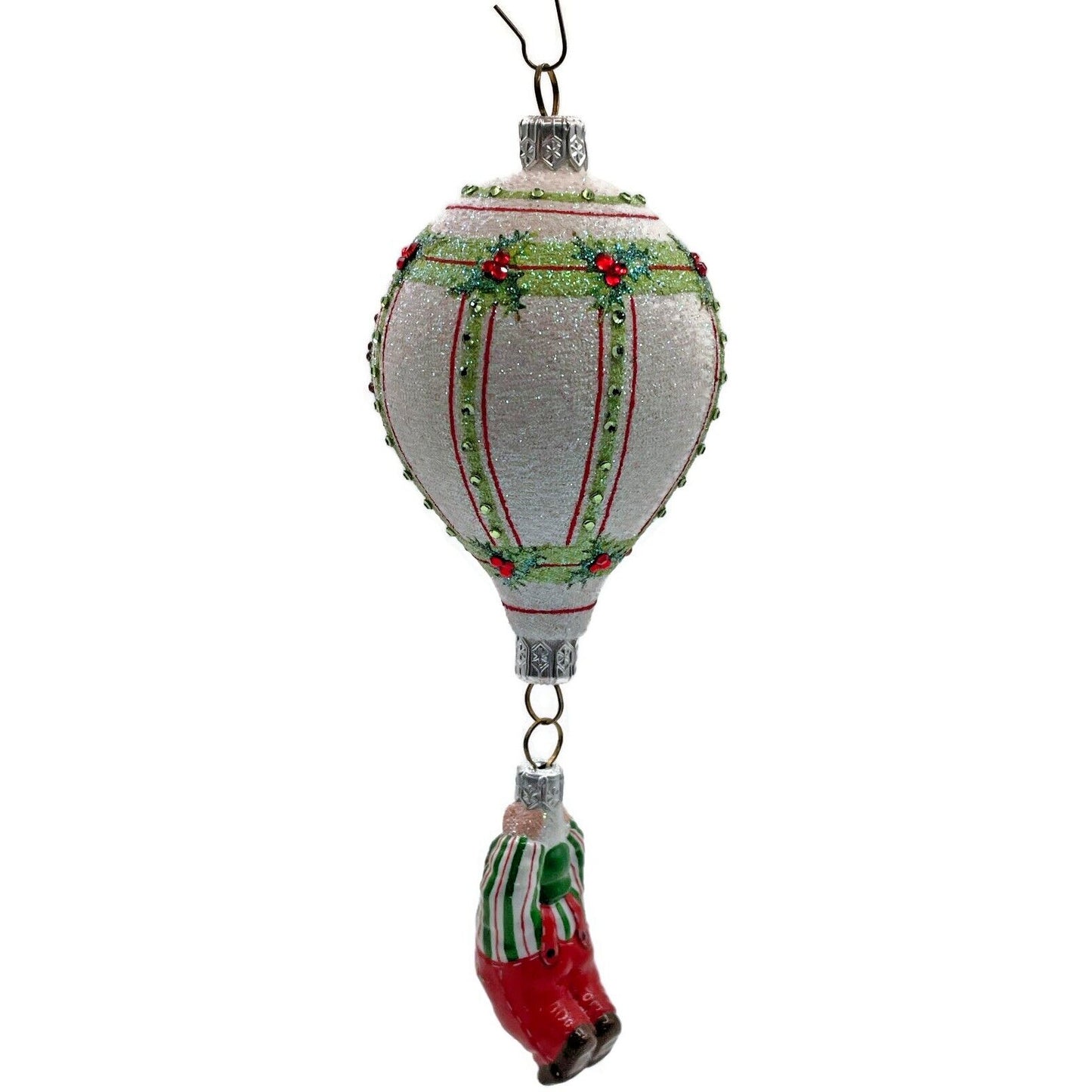 Patricia Breen Ornament Miniature Balloon Boy Holly Topiary Christmas Tree Decor