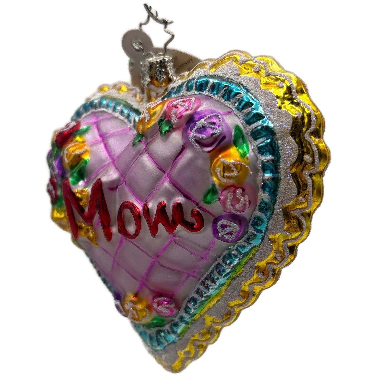 Christopher Radko Soft On Mom 20th Anniversary Christmas Tree Ornament 1011347