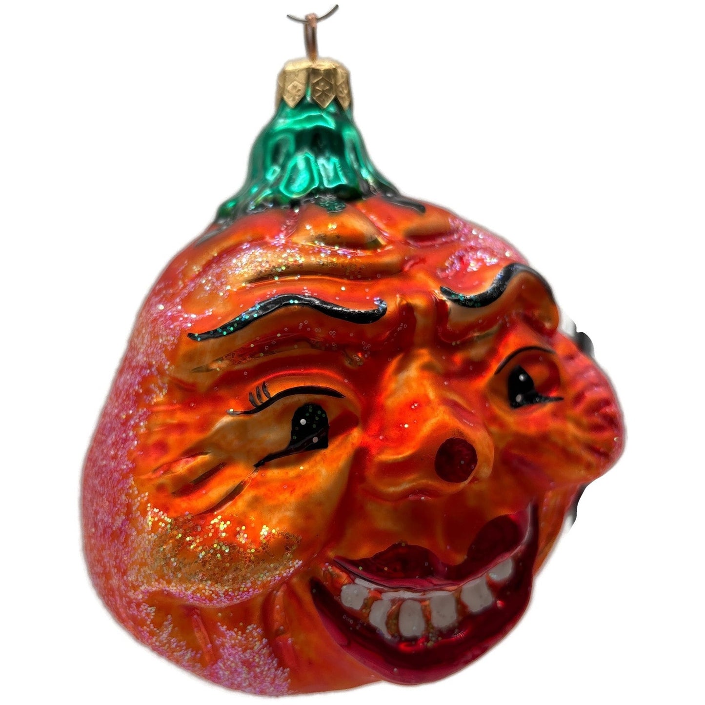 Christopher Radko Pumpkin Eater Orange Halloween Christmas Ornament 96-203-0