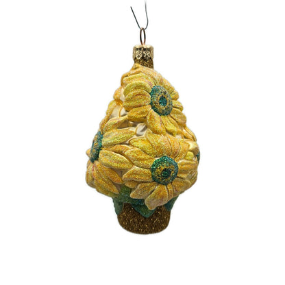 Patricia Breen Sunflower Topiary Yellow Art Floral Spring Christmas Ornament