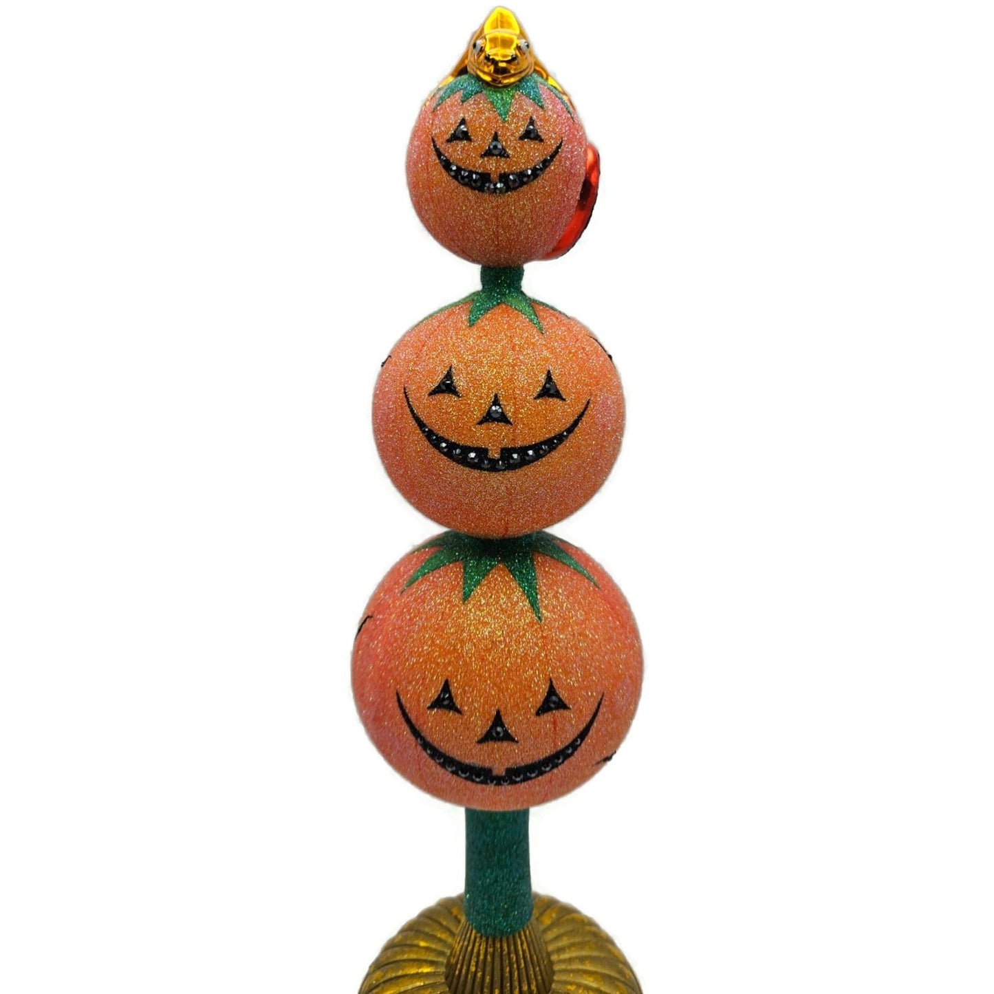 Patricia Breen Chameleon Finial Halloween Pumpkins Jack-O-Lantern Tree Topper