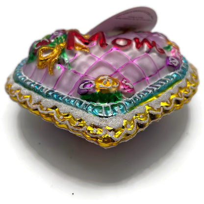 Christopher Radko Soft On Mom 20th Anniversary Christmas Tree Ornament 1011347
