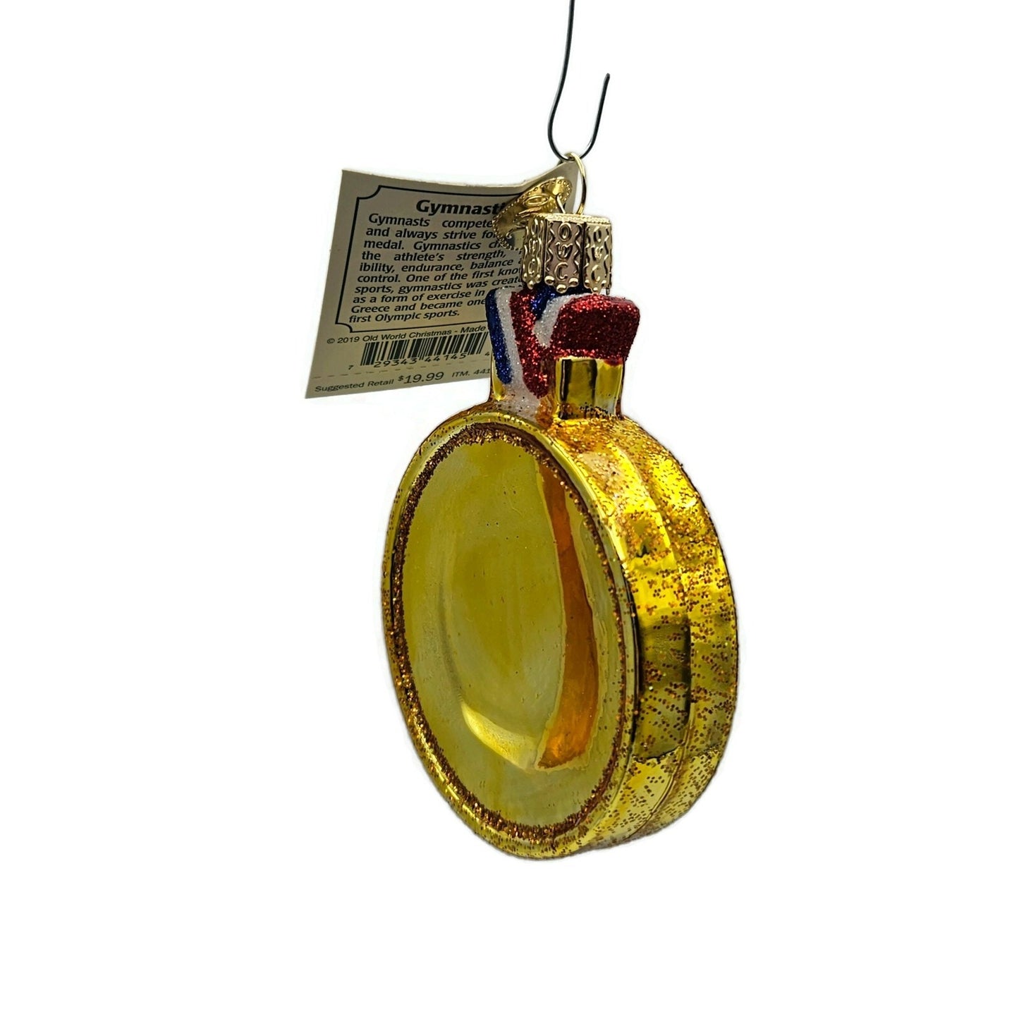 Old World Christmas Gymnastics Gold Medal Christmas Tree Ornament OWC 44145