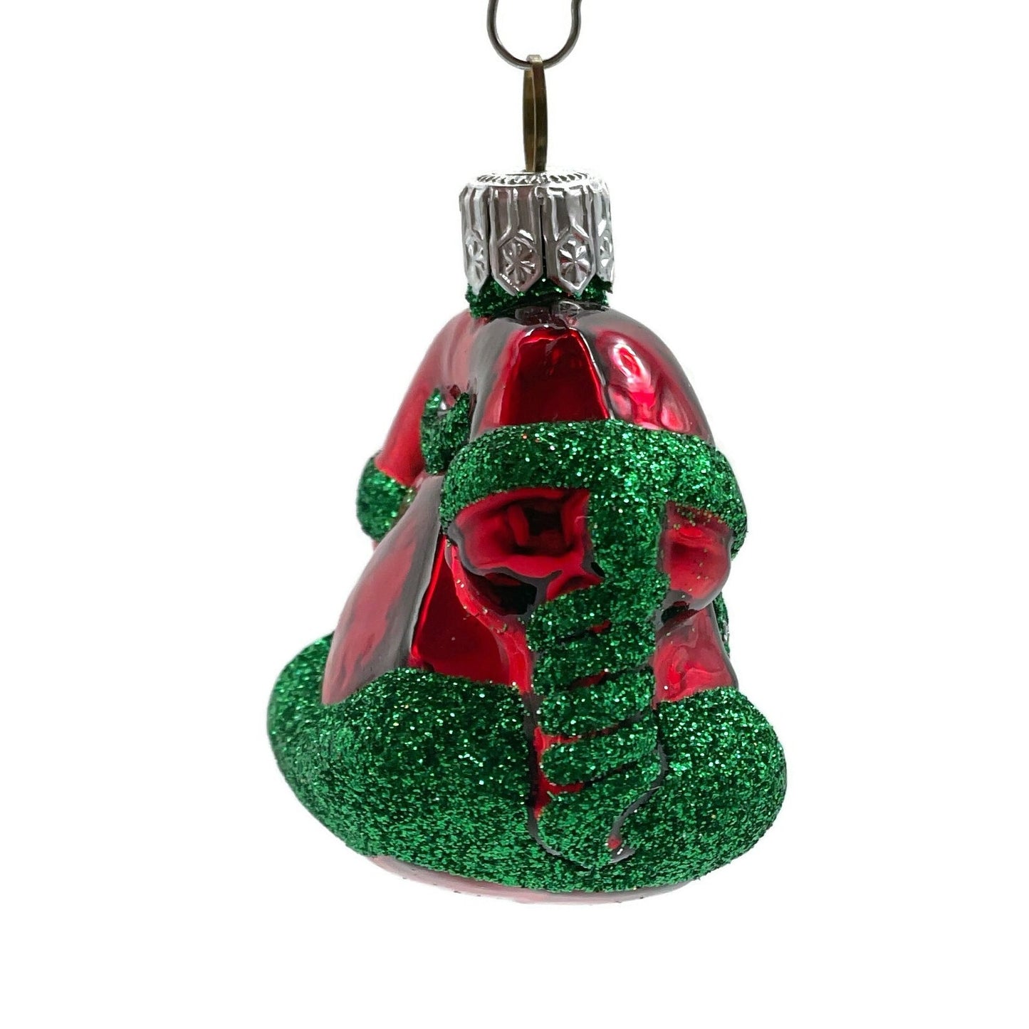 Patricia Breen Miniature Fine Phone Red Green Christmas Holiday Tree Ornament