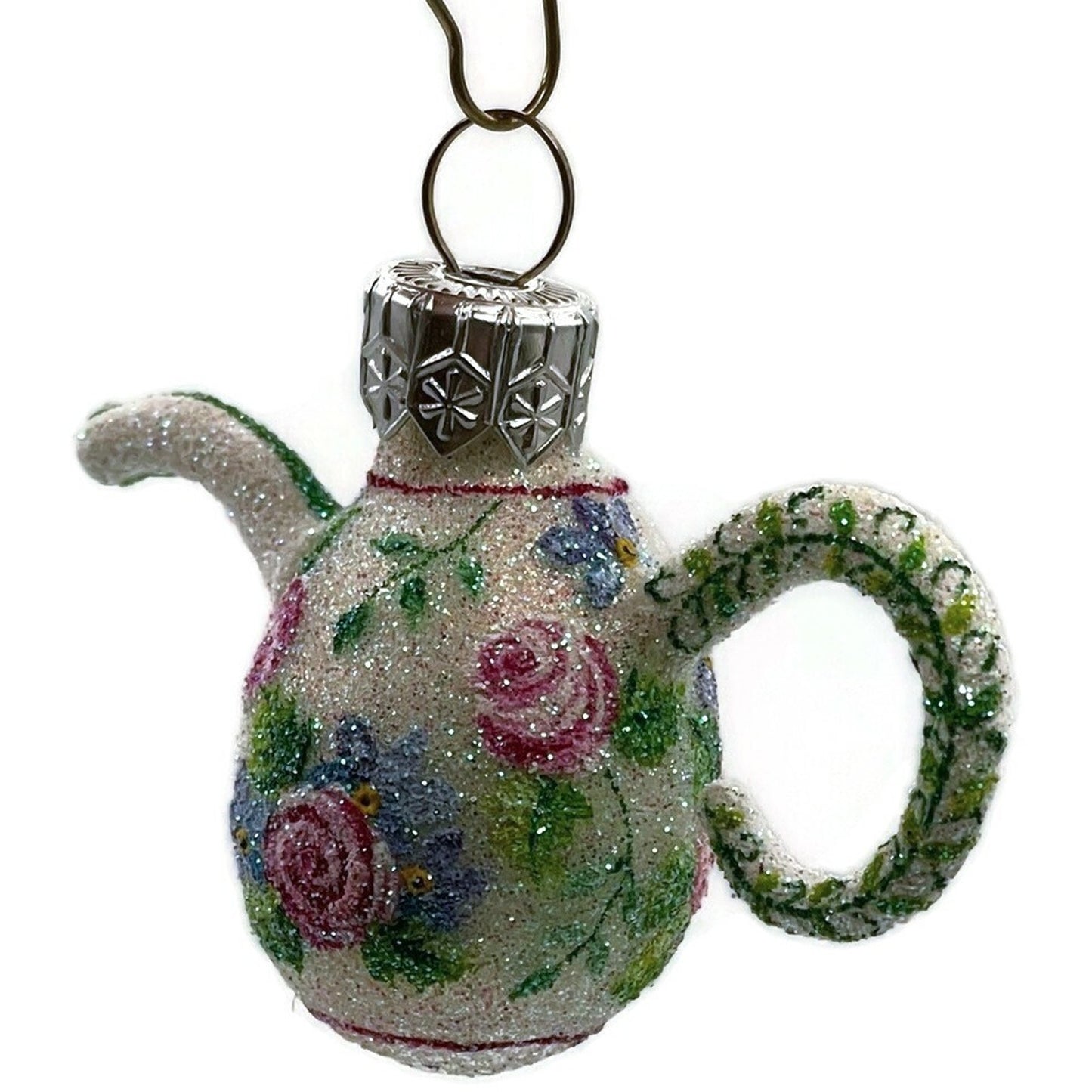 Patricia Breen Ornament Miniature Egg Surprise Teapot Easter Christmas 2531