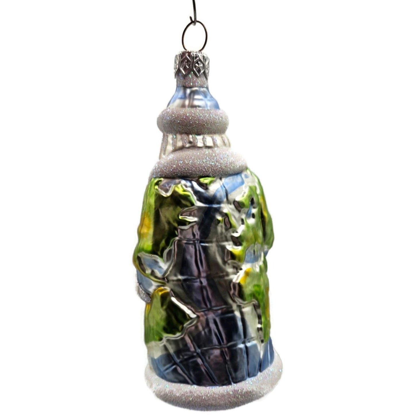 Patricia Breen Global Santa Claus Travel World Map Coat Christmas Tree Ornament