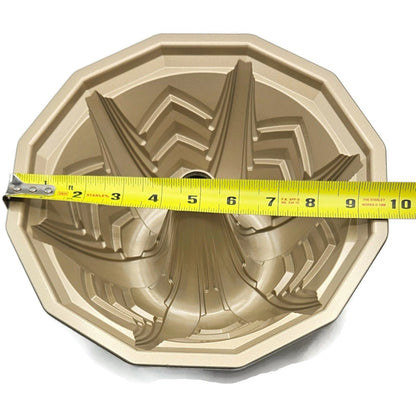 Marquee Bundt Cake Pan 10 Cups Geometric Non Stick Williams Sonoma Nordic Ware