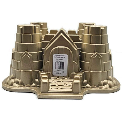 Castle Bundt Cake Pan 10 Cups Non Stick Gold Tone Williams Sonoma Nordic Ware