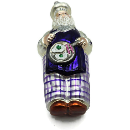 Patricia Breen Sunnyside Up Santa Green Eggs Ham Le Chef Christmas Ornament CO