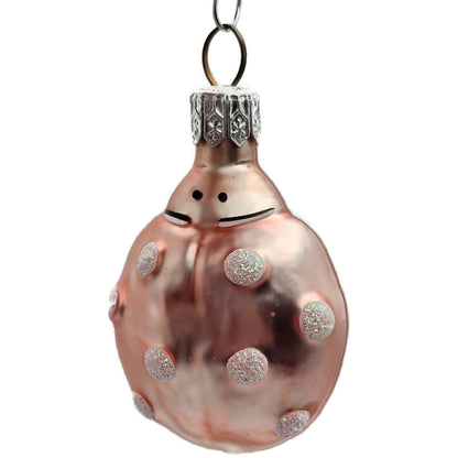 Patricia Breen Ladybug Pink White Polka Dots Bug Spring Christmas Tree Ornament