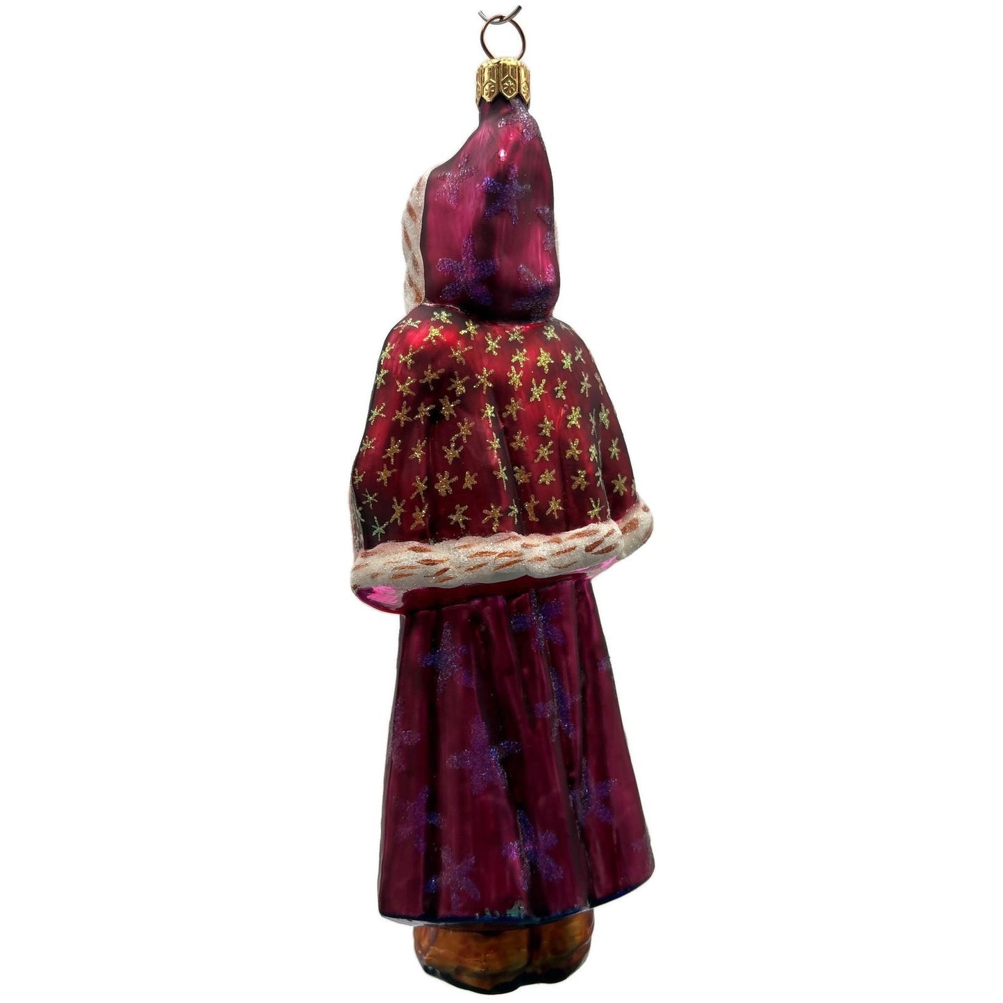 Christopher Radko Velvet Plum Nicholas Santa Christmas Tree Ornament 98-104-0