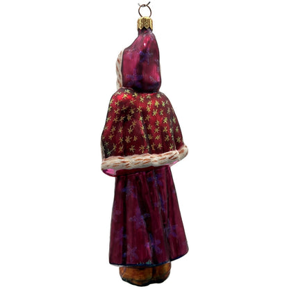Christopher Radko Velvet Plum Nicholas Santa Christmas Tree Ornament 98-104-0