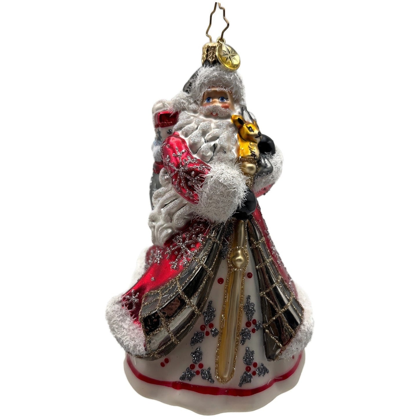 Christopher Radko Winter Splendor Santa Claus Christmas Tree Ornament 1021740