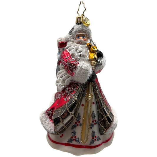 Christopher Radko Winter Splendor Santa Claus Christmas Tree Ornament 1021740