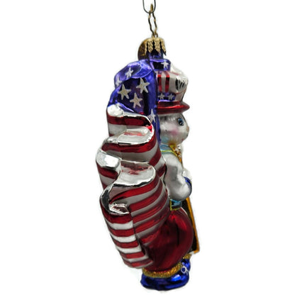 Christopher Radko Billy Doodle Dandy Patriotic Bunny Easter Ornament 02-SP-92