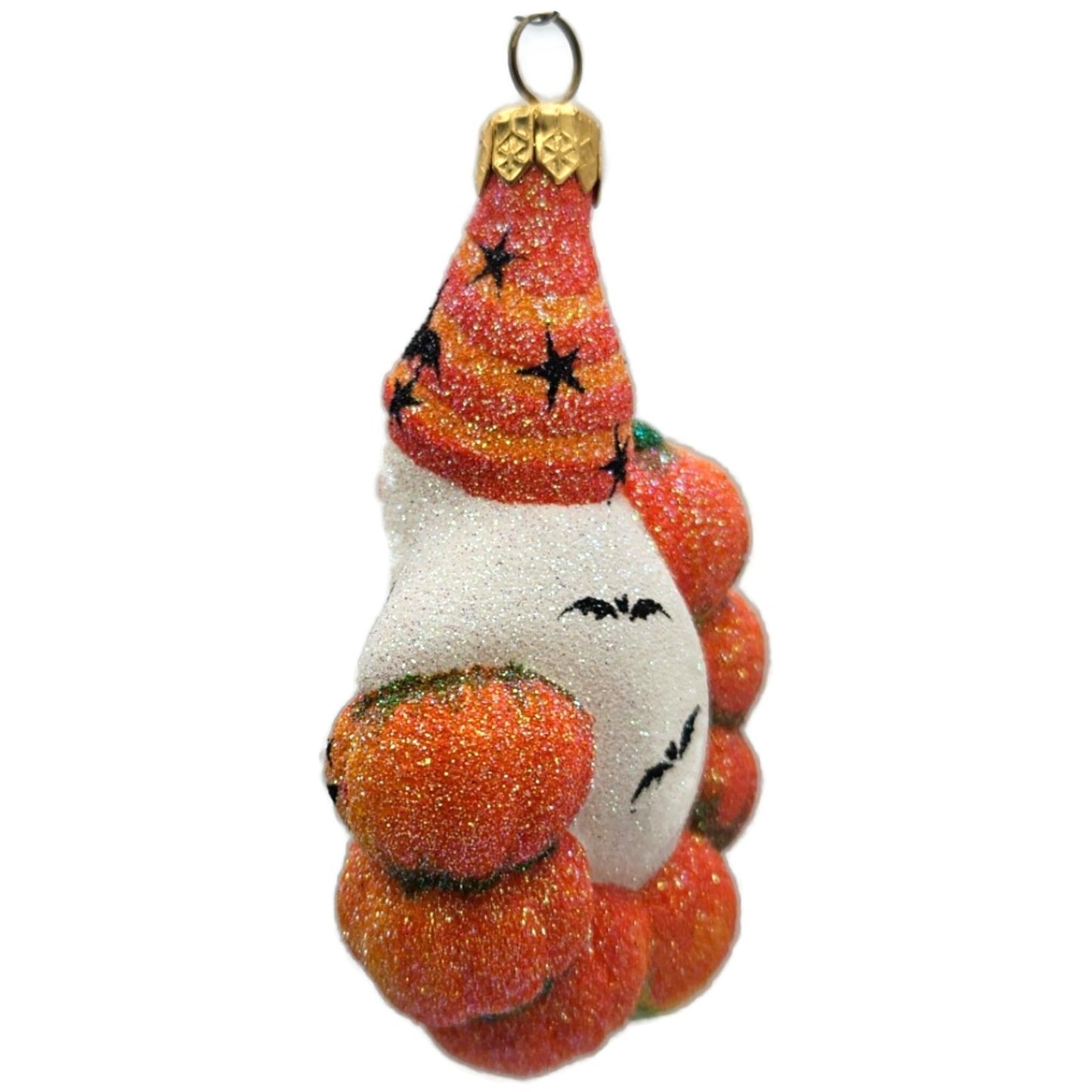 Patricia Breen Jack-o-Wreath Bat Orange Pumpkins Halloween Christmas Ornament