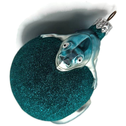 Patricia Breen Chameleon Turquoise Glittered Christmas Holiday Tree Ornament