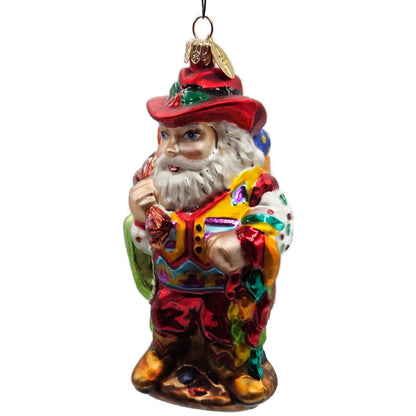 Christopher Radko Cow Boy Santa Claus Cactus Gifts Christmas Ornament 00-QVC-2