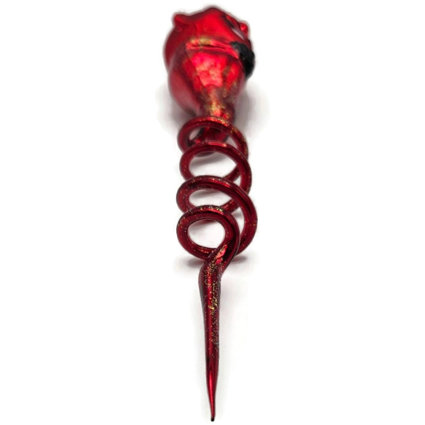 Christopher Radko Tricks for Treats Spiral Devil Red Halloween Ornament 98-047-0