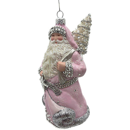 Patricia Breen Finnmark Claus Pink Santa Tree Adornment Christmas Ornament CATZ