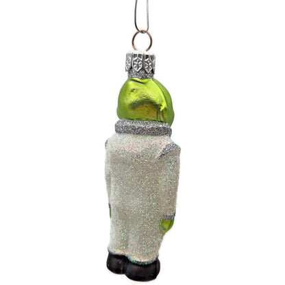 Patricia Breen A Walk on the Moon Alien Glittered Suit Christmas Tree Ornament