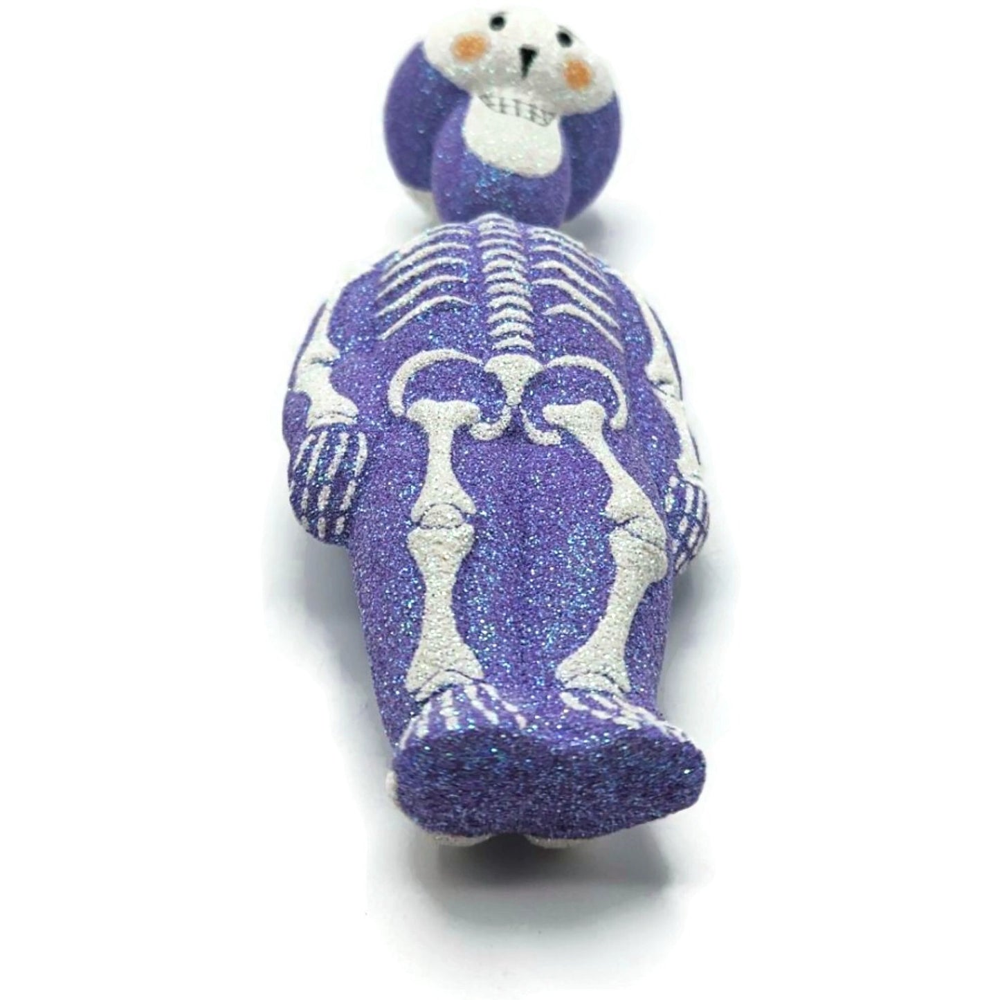 Patricia Breen Kinetic Skelton Lavender Halloween Christmas Tree Ornament 2325