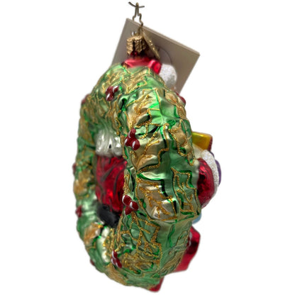 Christopher Radko A Gift For Giving Santa Christmas Tree Ornament 1010306