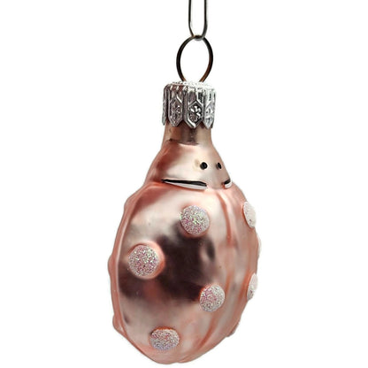Patricia Breen Ladybug Pink White Polka Dots Bug Spring Christmas Tree Ornament
