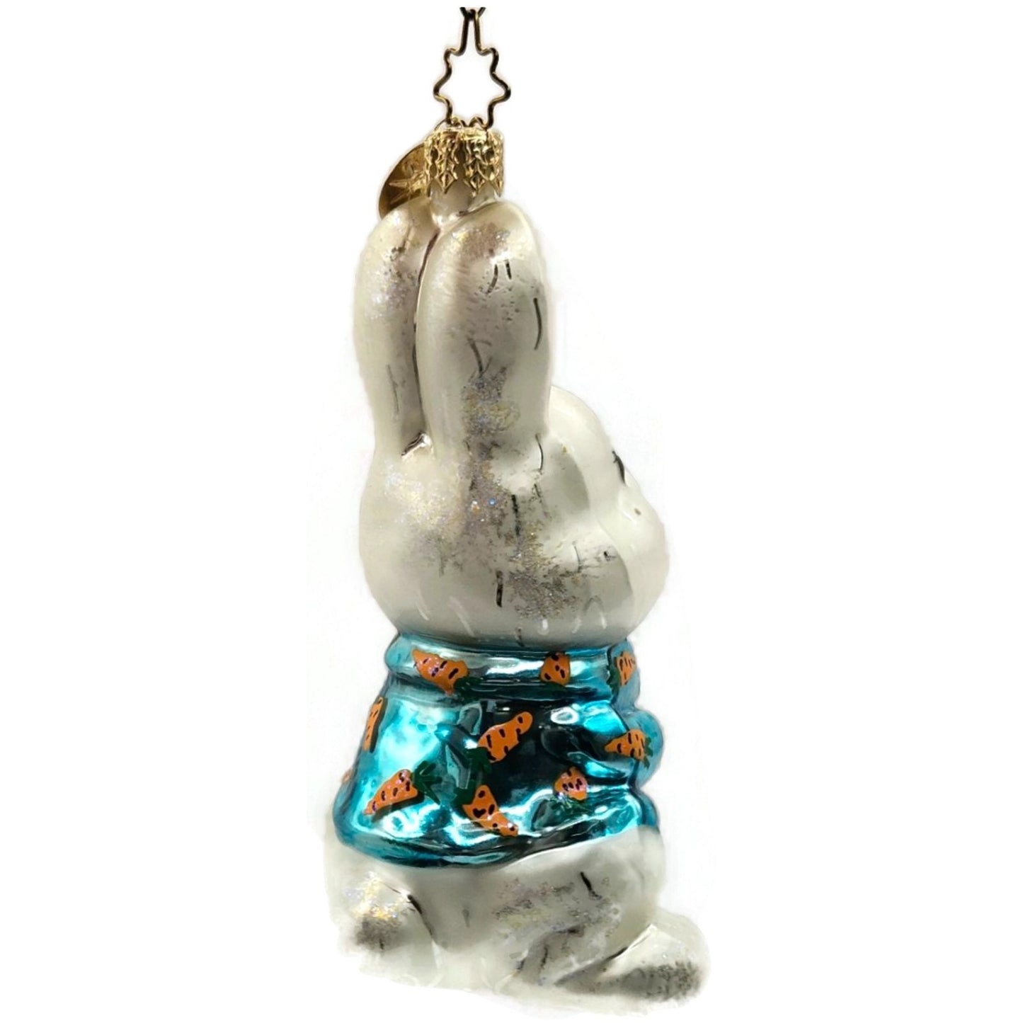 Christopher Radko Chester Easter Bunny Holiday Glass Ornament 1010075