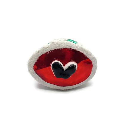 Christopher Radko Quilt N Claus Aids Charity  Santa Christmas Ornament 1014098