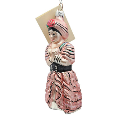 Patricia Breen Helene The Little Spanish Dancer Pink Christmas Tree Ornament