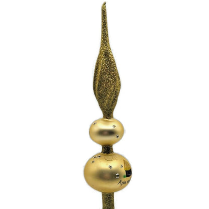Patricia Breen Miniature Beehive Finial Gold Bee Spring Christmas Tree Topper