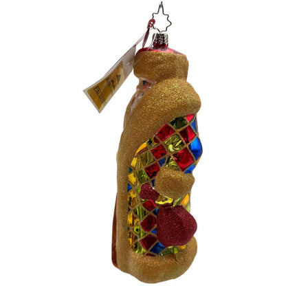 Christopher Radko Russian Harlequin Santa Claus Christmas Tree Ornament 3011318