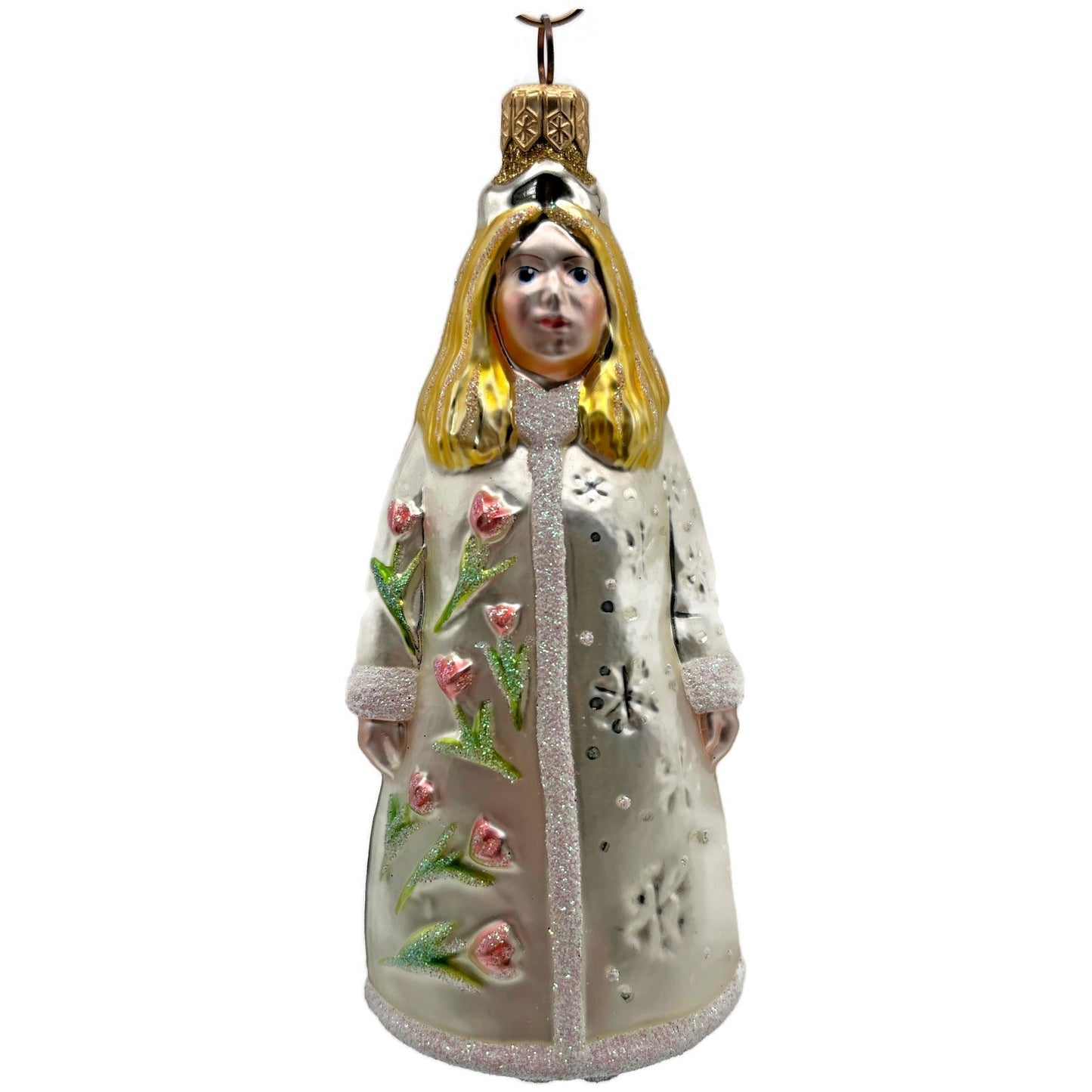 Patricia Breen Vivaldis Girl Pearl Four Seasons Floral Christmas Tree Ornament