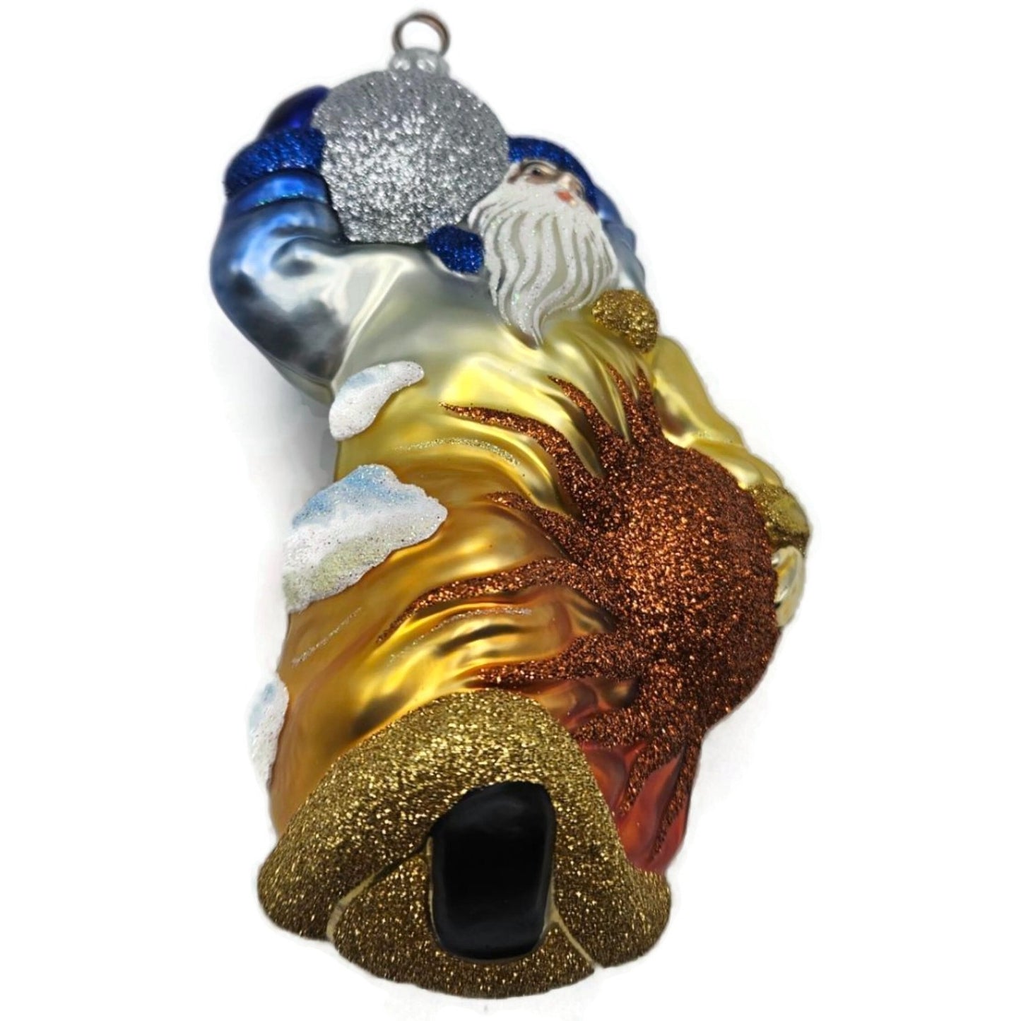 Patricia Breen Planetary Santa Claus Rainbow Sun Celestial Christmas Ornament