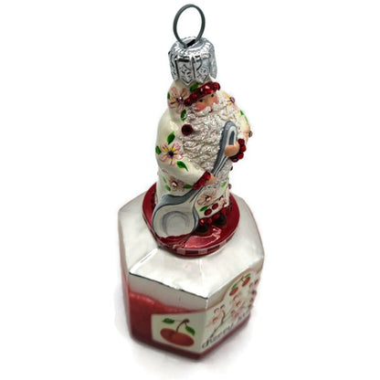 Patricia Breen Loving Spoonful Cherry Jam Santa Spring Free Standing Ornament
