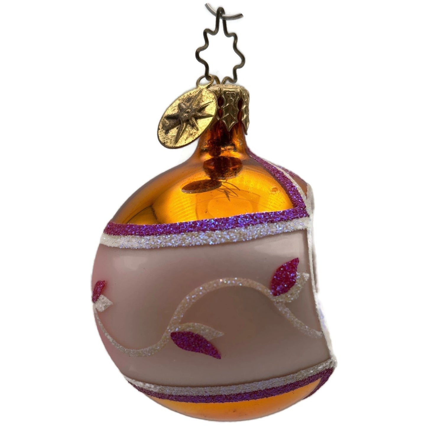 Christopher Radko Fantasia Kensington Glow Ball Reflector Christmas Ornament