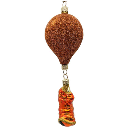 Patricia Breen Into The Blue Pumpkin Orange Santa Halloween Christmas Ornament