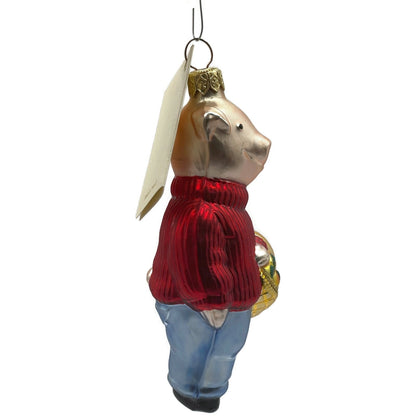 Patricia Breen This Little Piggy Goes to the Market Christmas Tree Ornament