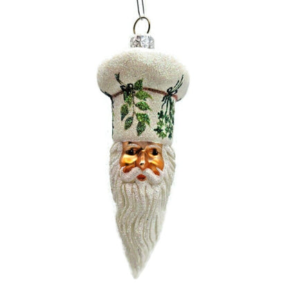 Patricia Breen Bon Appetite Herbs Santa Claus Chef Cooking Christmas Ornament