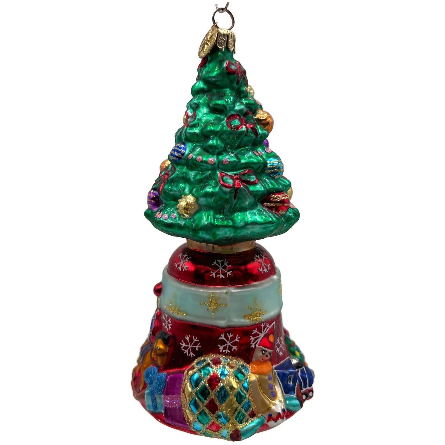Christopher Radko O'Tannenbell Tree Bell Green Christmas Ornament 00-019-0