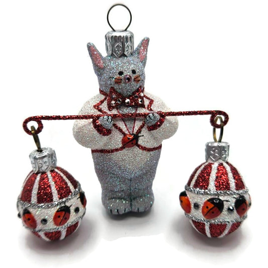 Patricia Breen Bunny Balance Ladybugs Mini Eggs Easter Christmas Tree Ornament