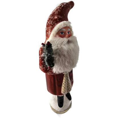 Christopher Radko Ino Schaller Christmas Santa Claus Signed Paper Mache Germany